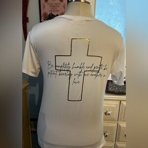 ✨ Christian Faith Graphic Tee – Ephesians 4:2 ✨